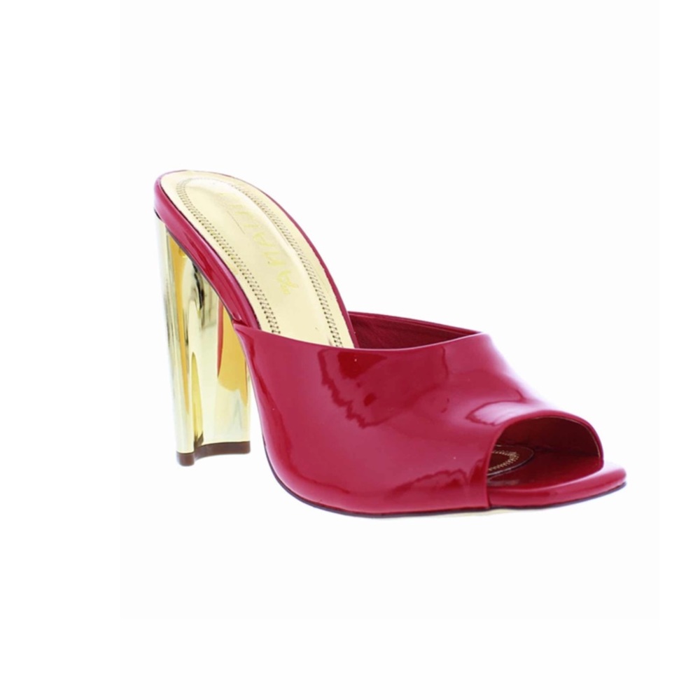 Liliana Daline Mules in Cherry